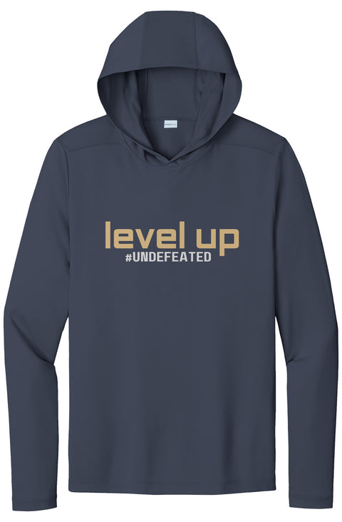 Level Up/#Undefeated UV Protection Sport Hoodie