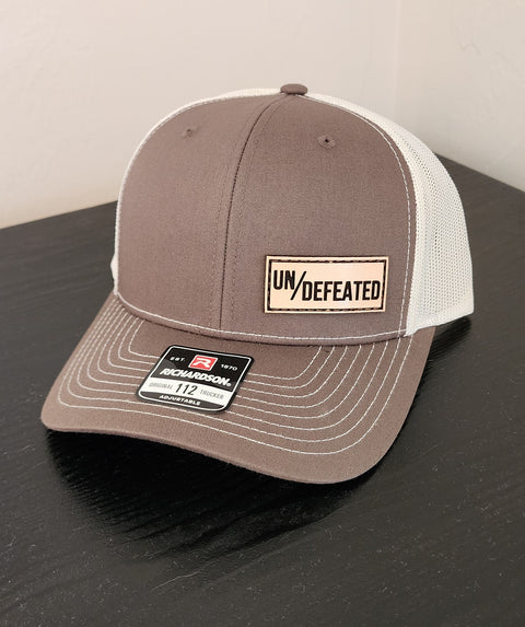 UN/DEFEATED Leather Patch Hat