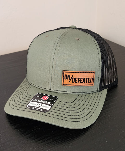 UN/DEFEATED Leather Patch Hat