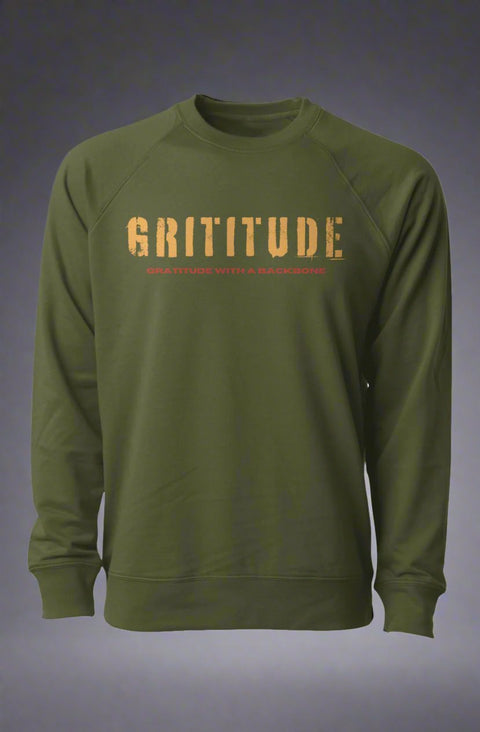 Grititude Loopback Terry Crewneck Sweatshirt