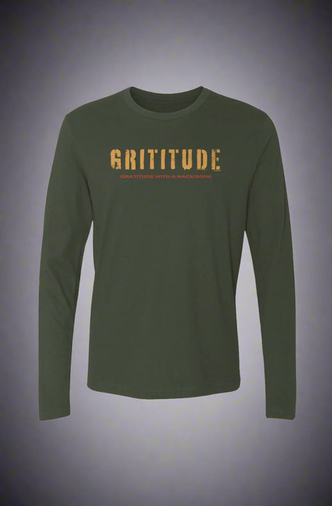 Grititude Cotton Long-Sleeve Crew