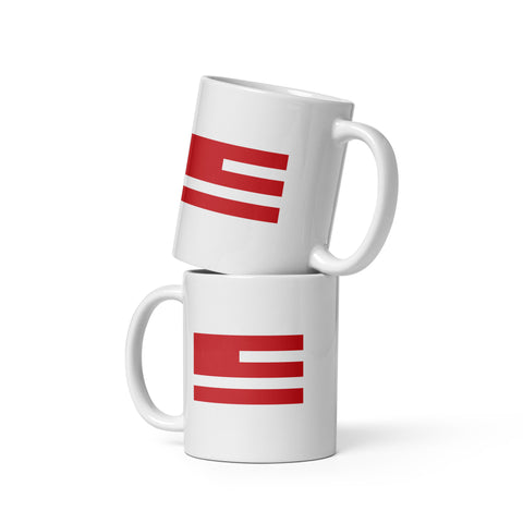 America Undefeated Flag Logo Mug