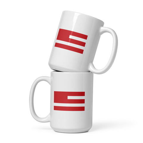 America Undefeated Flag Logo Mug